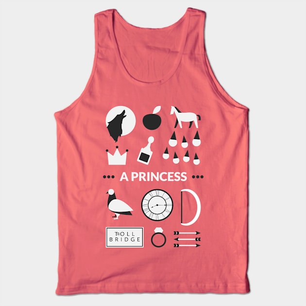 Once Upon A Time - A Princess Tank Top by Red